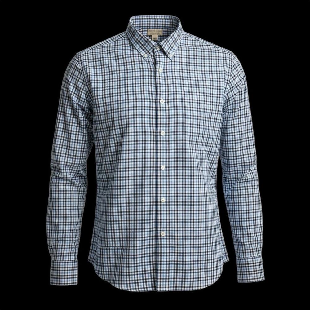 Duluth Trading Co Wrinklefighter Plaid Button Down Shirt Mens Size 2XL